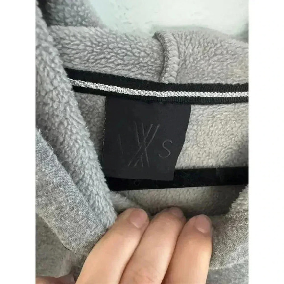 Gray AXS Cutout Sleeve Hoodie - Size M - Picture 4 of 5